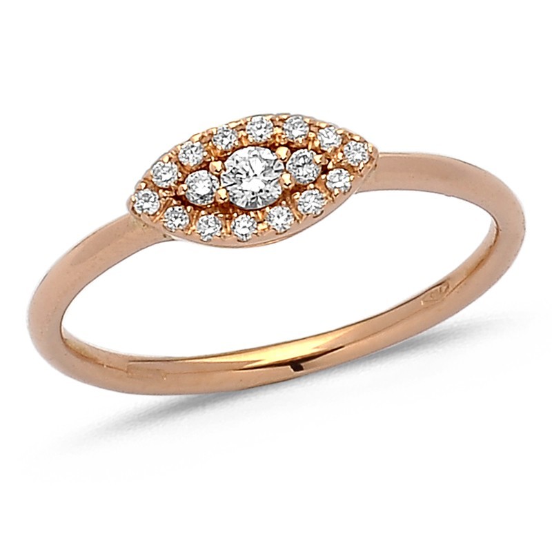 Bague Diamants en Or rose
