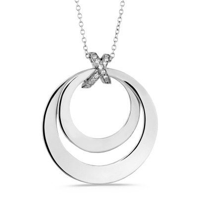 Collier OLYMPE Diamants 0.10Ct en Or Blanc 750Mill. 2