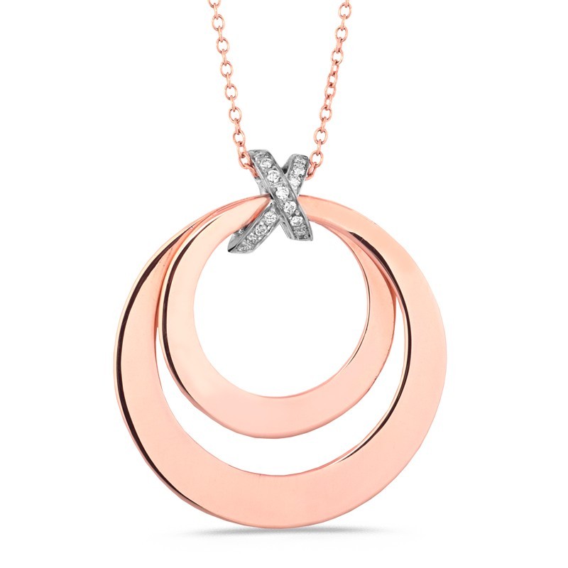 Collier OLYMPE Diamants 0.10Ct en Or Blanc 750Mill.