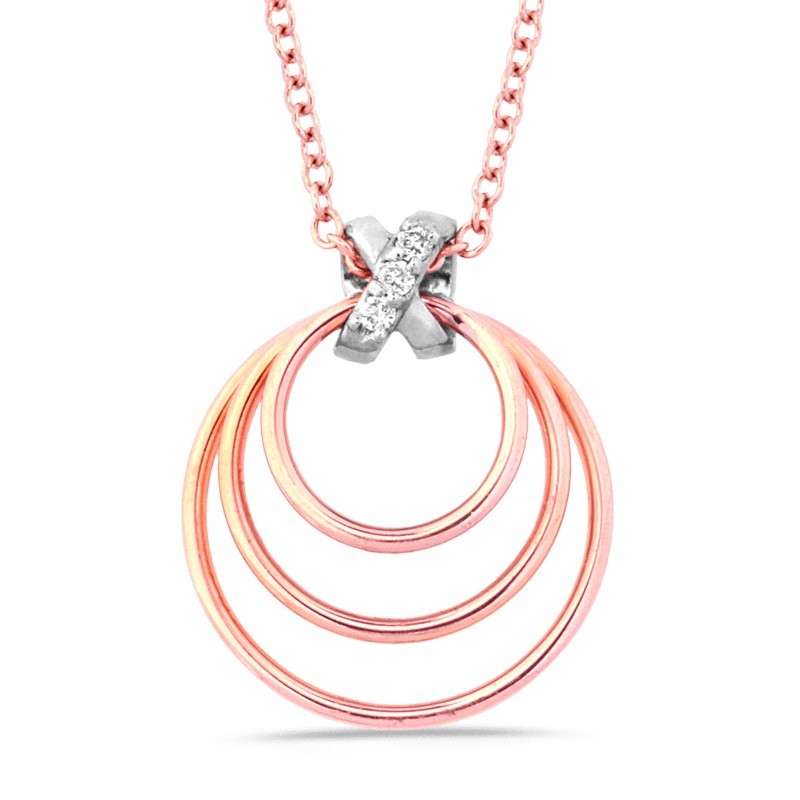 Collier OLYMPE Diamants 0.10Ct en Or Blanc 750Mill.