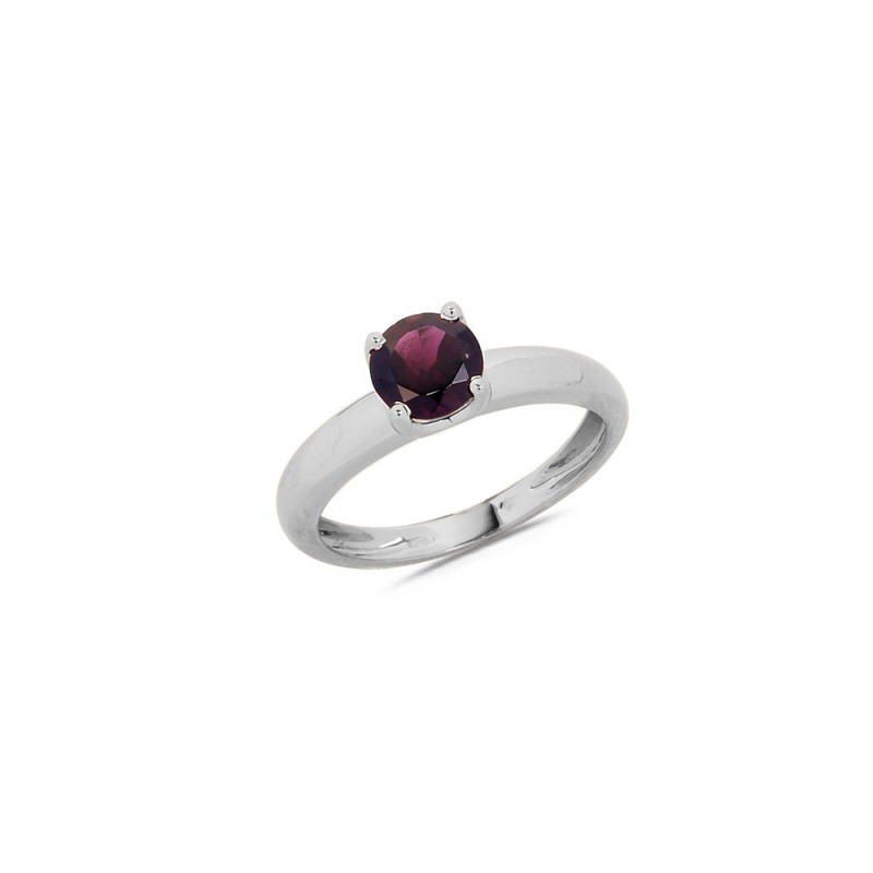 Bague Iolite en Or blanc Doigt 53