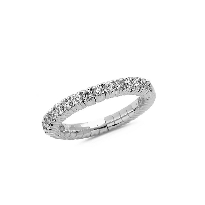 Alliance Extensible Diamants et Or blanc