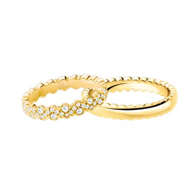 Alliance Pavé Diamants tour complet Or jaune 750 Mill 2