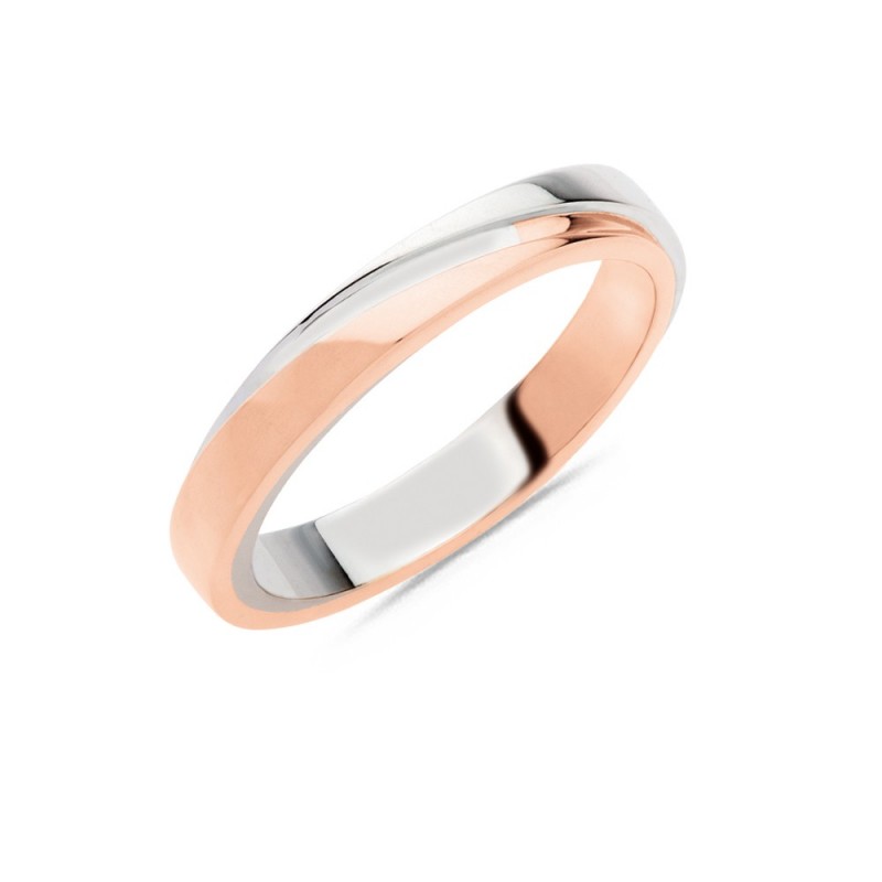 Alliance or blanc et or rose