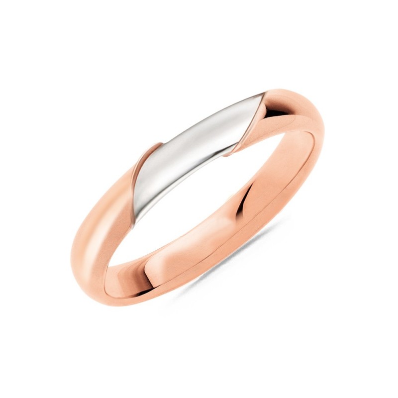 Alliance or blanc et or rose