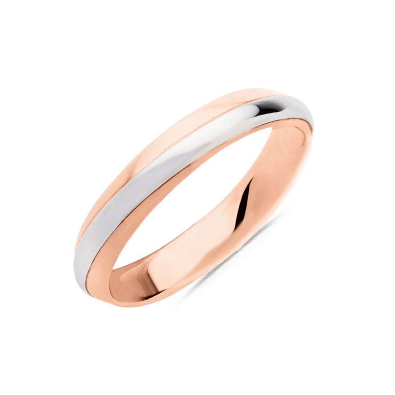 Alliance or blanc et or rose