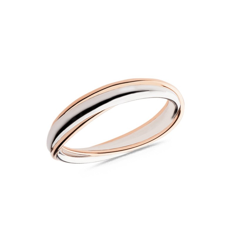 Alliance or blanc et or rose