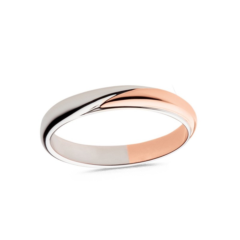 Alliance or blanc et or rose