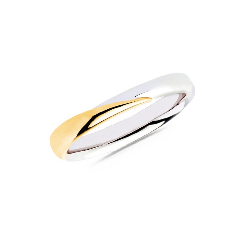 Alliance or blanc et or jaune