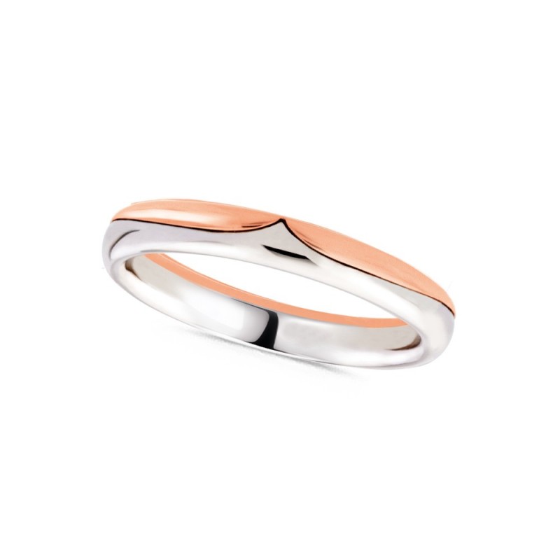 Alliance or blanc et or rose