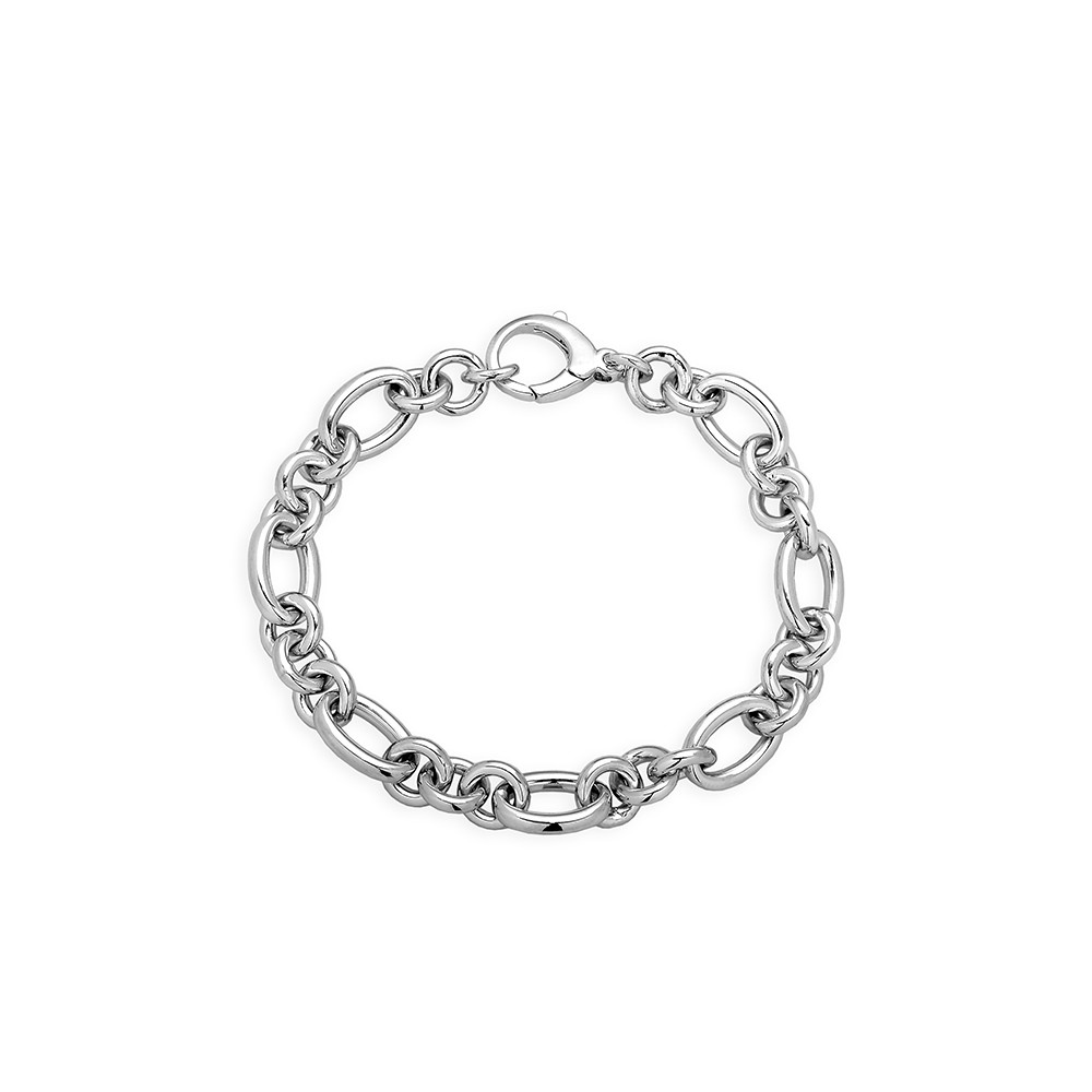 Bracelet Maille Fantaisie en Argent 20cm