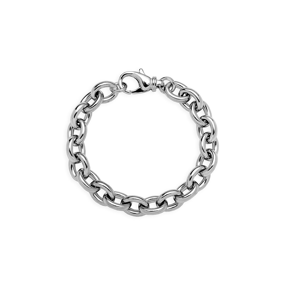 Bracelet Maille Fantaisie en Argent 19cm