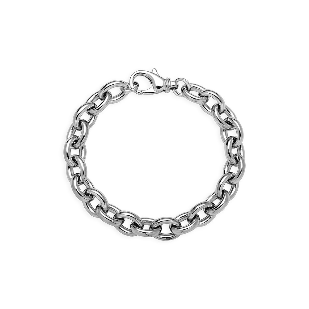 Bracelet Maille Fantaisie en Argent 20cm