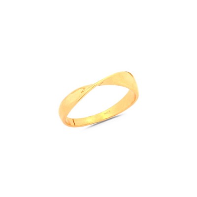 Bague Or Jaune Torsade - Taille disponible : 54