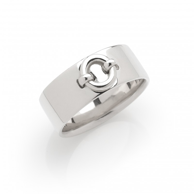Bague Collection Minimalice ruban en Or blanc 750 Mill.