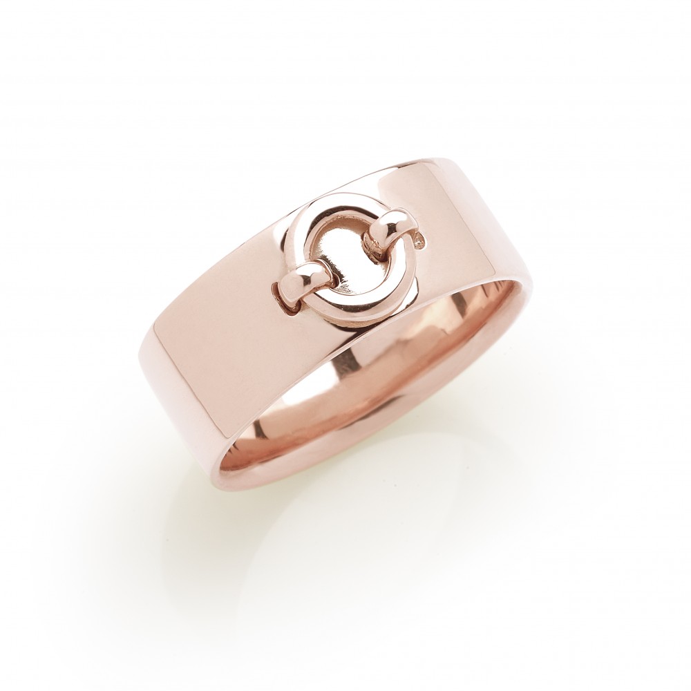 Bague Minimalice en Or Rose 750 mill. 