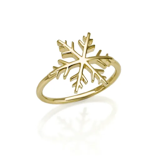 Bague Flocon d'Amour en Or Jaune