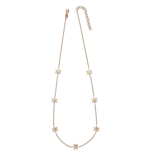 Collier Flocons d'Amour en Or rose