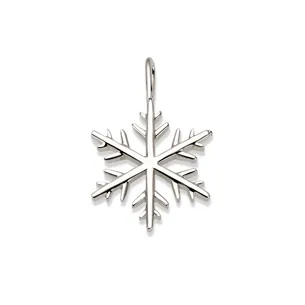 Pendentif Flocon d'Amour en Or blanc