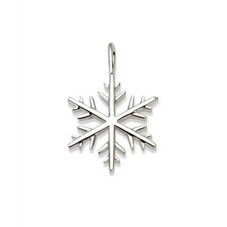 Pendentif Flocon d'Amour en Or blanc