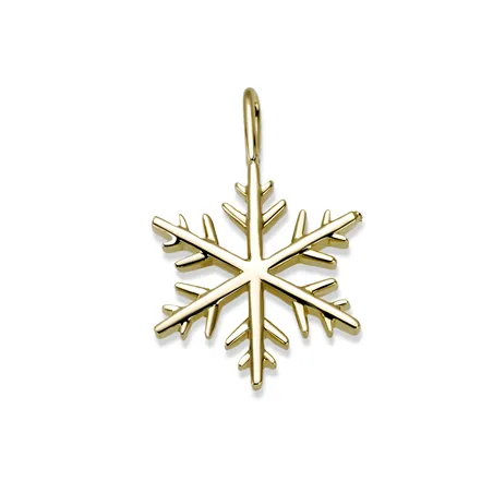 Pendentif Flocon d'Amour en Or jaune