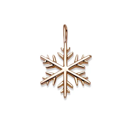 Pendentif Flocon d'Amour en Or rose