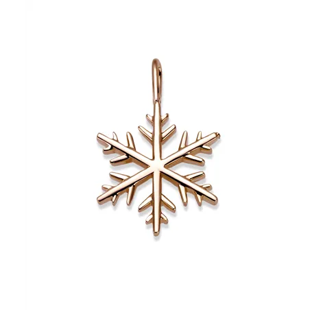 Pendentif Flocon d'Amour en Or rose