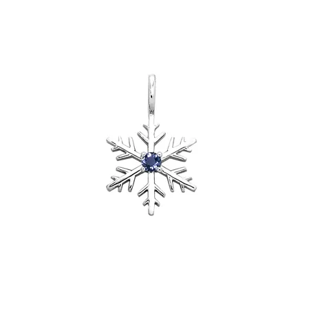 Pendentif Flocon de Neige Iolite 2.75mm en Or