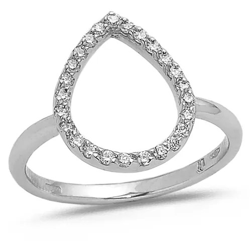 Bague Brasilia en Or blanc 750 mill. serti de Diamants 0.19ct.