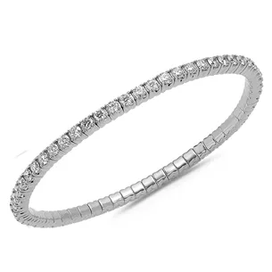 Bracelet Collection Extensible Or Blanc Diamants 4.65ct