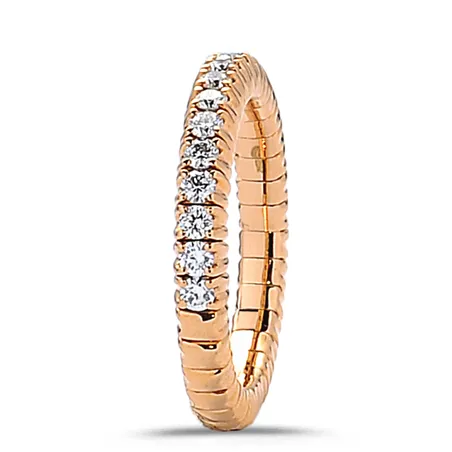 Bague Collection Extensible Or jaune et Diamants 0.34ct