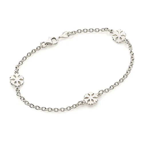 Bracelet Flocon d'Amour en Argent 925 mill. 8mm