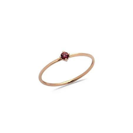 Bague La Délicatesse en Or Rose 750 mill. sertie de tourmaline