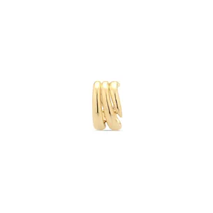 Boucle d'oreilles seule en Or Jaune 750Mill.