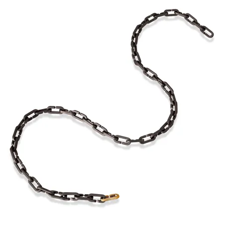 Collier en Titane et Or Rose 375 mill.