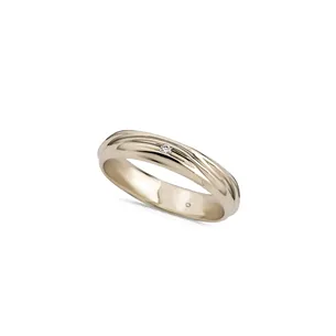 Alliance Diamants 0.02ct En Or Champagne 750 mill.