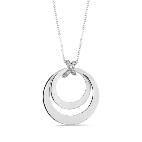 Collier OLYMPE Diamants 0.10Ct en Or Blanc 750Mill.