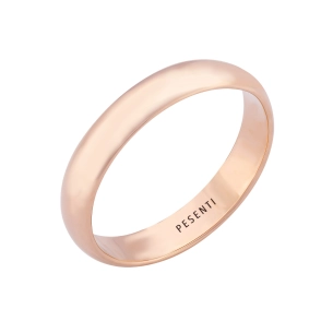 Alliance Marée Or Rose