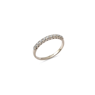 Bague Diamants 0.18ct en Or Champagne