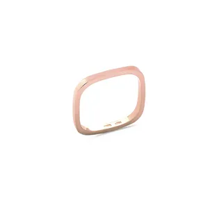 Alliance Je t'aime Carrément en Or Rose 