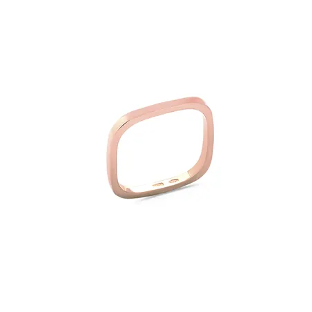 Alliance Je t'aime Carrément en Or Rose 