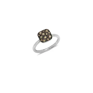 Bague Paolina sertie de Diamants en or Bicolore