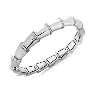 Bracelet Serpent extensible Diamants 0.55ct en Or.