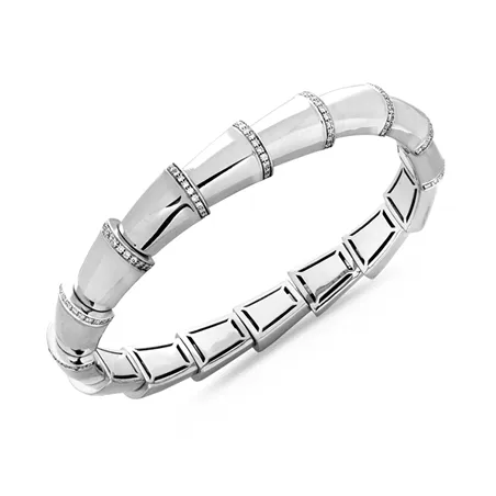 Bracelet Serpent extensible Diamants 0.55ct en Or.