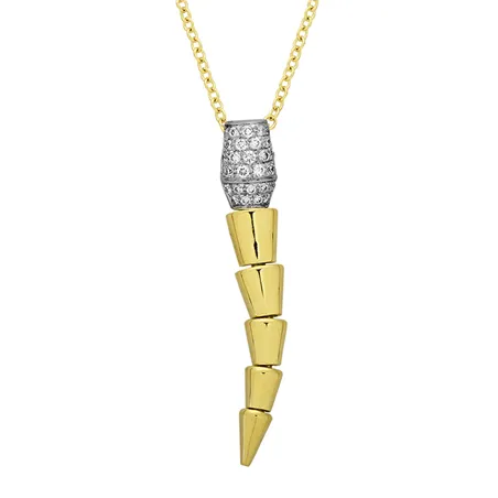 Collier Serpent Diamant en Or 