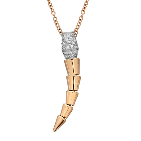 Collier Serpent Diamant en Or 