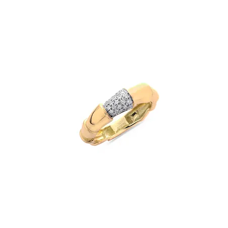 Bague Serpent Diamants en Or