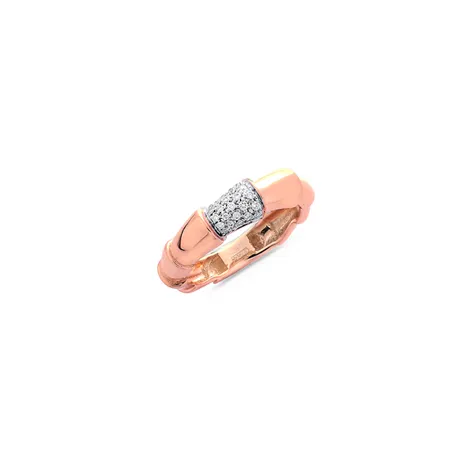 Bague Serpent Diamants en Or