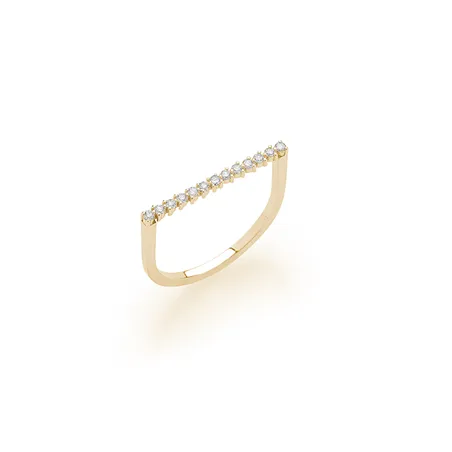 Bague Alissa Diamants 0.12ct en Or