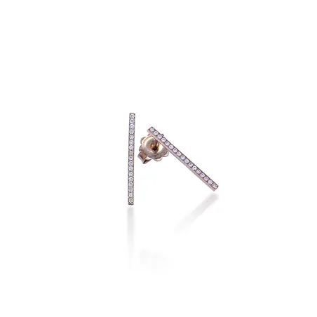 Boucles d'Oreilles Alissa Diamants 0.12ct en Or